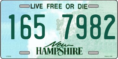 NH license plate 1657982