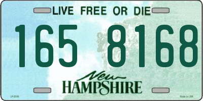 NH license plate 1658168