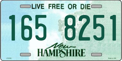 NH license plate 1658251