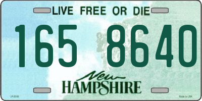 NH license plate 1658640