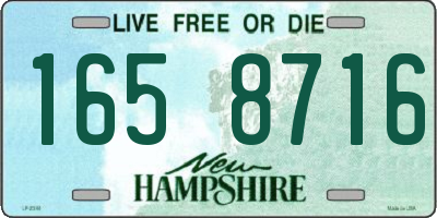 NH license plate 1658716