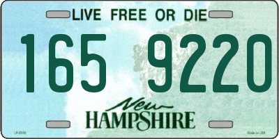 NH license plate 1659220