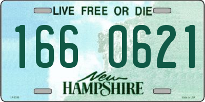 NH license plate 1660621