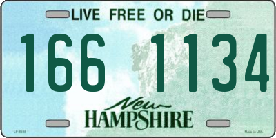 NH license plate 1661134