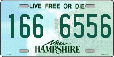 NH license plate 1666556