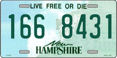 NH license plate 1668431