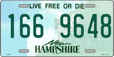 NH license plate 1669648