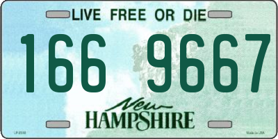 NH license plate 1669667
