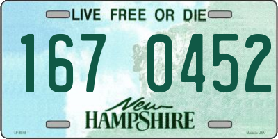 NH license plate 1670452