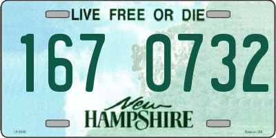 NH license plate 1670732