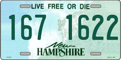 NH license plate 1671622