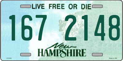 NH license plate 1672148