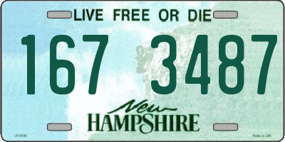 NH license plate 1673487
