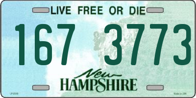 NH license plate 1673773