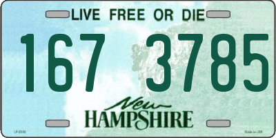NH license plate 1673785