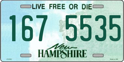 NH license plate 1675535