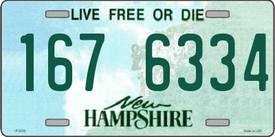 NH license plate 1676334