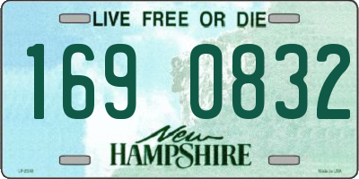 NH license plate 1690832
