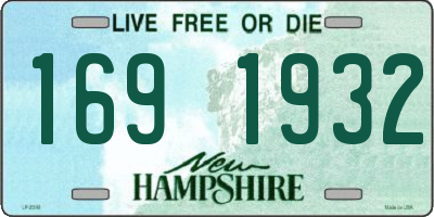 NH license plate 1691932