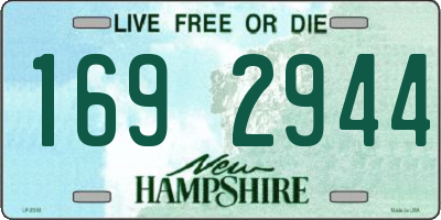 NH license plate 1692944