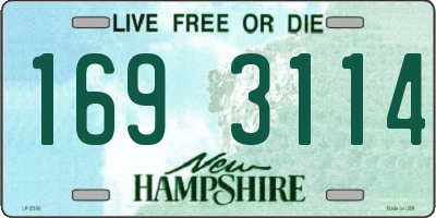NH license plate 1693114