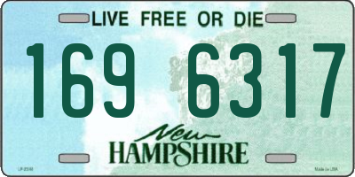 NH license plate 1696317