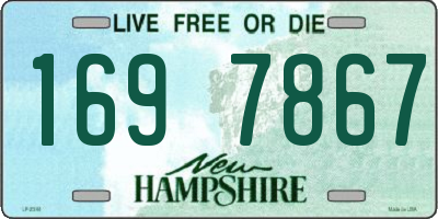 NH license plate 1697867
