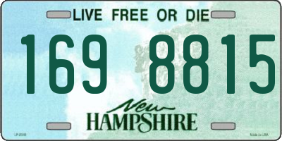 NH license plate 1698815