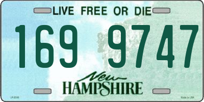 NH license plate 1699747