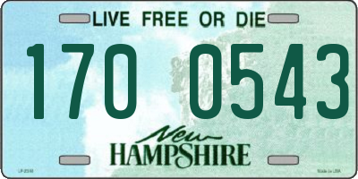 NH license plate 1700543