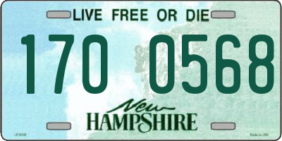 NH license plate 1700568