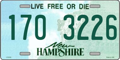NH license plate 1703226