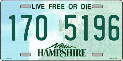 NH license plate 1705196