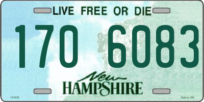 NH license plate 1706083