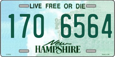 NH license plate 1706564