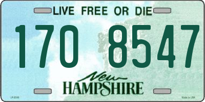 NH license plate 1708547