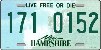 NH license plate 1710152