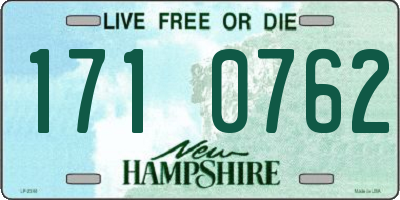 NH license plate 1710762