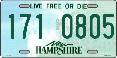 NH license plate 1710805