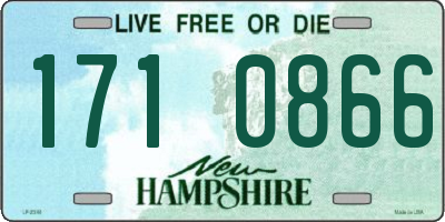 NH license plate 1710866