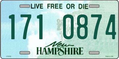 NH license plate 1710874