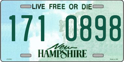 NH license plate 1710898