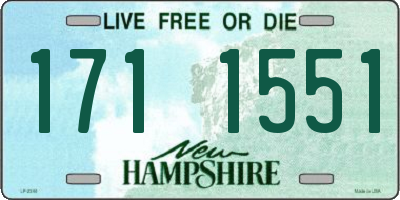 NH license plate 1711551