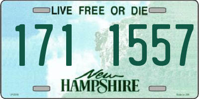 NH license plate 1711557