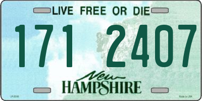 NH license plate 1712407