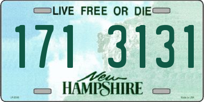 NH license plate 1713131