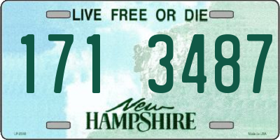 NH license plate 1713487