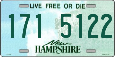 NH license plate 1715122