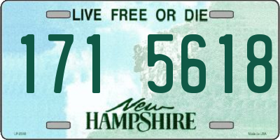 NH license plate 1715618