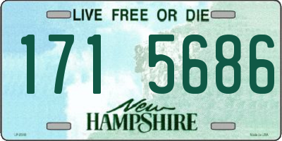 NH license plate 1715686